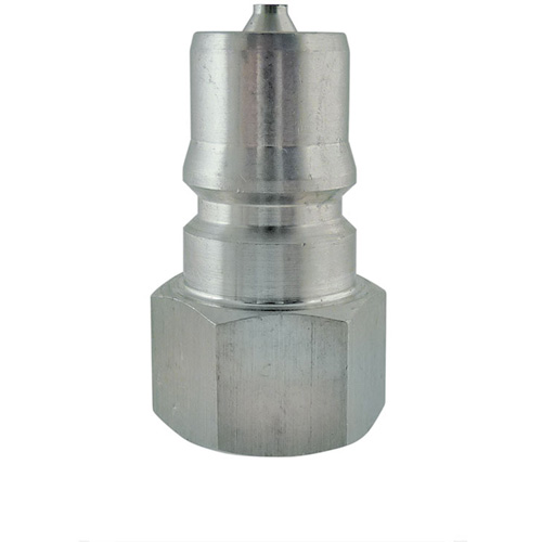 Hydraulic Quick Coupler - Plug, Stainless Steel, 1/4" Dia. Cantin et fils