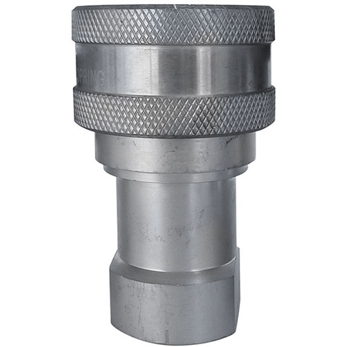Hydraulic Quick Coupler - Stainless Steel Manual Coupler, Brass/Stainless Steel Cantin et fils