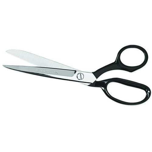 Ciseaux de couturier industriels, Longueur de coupe de 3-3/4", Poign&eacute;e Anneaux Cantin et fils