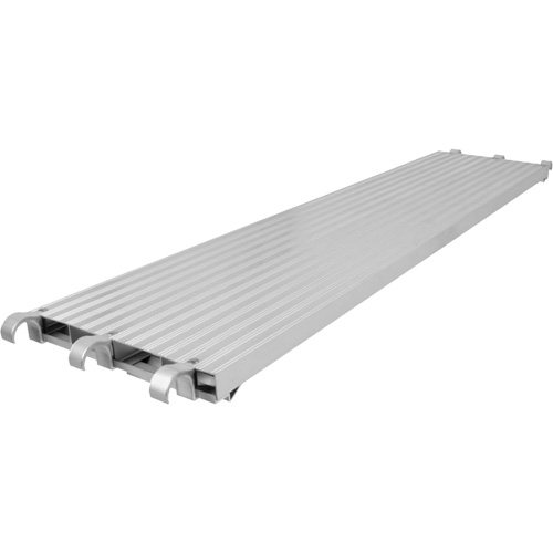 Plateformes de travail - Plancher en aluminium, Aluminium, 7' lo x 19" la Cantin et fils