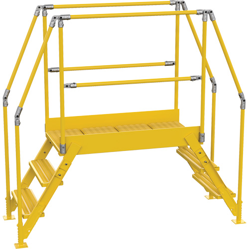 Crossover Ladder, 90-1/2" Overall Span, 30" H x 60" D, 24" Step Width Cantin et fils