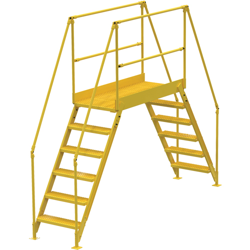 &eacute;chelles de liaison, 128" Port&eacute;e hors tout, 60" ha x 60" p, 24" Largeur de la marche Cantin et fils