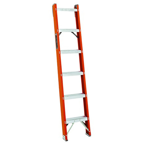 FH1000 Series Industrial Heavy-Duty Shelf Ladders, 6', Fibreglass, 300 lbs., CSA Grade 1A Cantin et fils