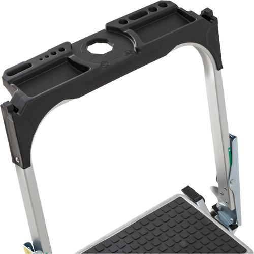 &eacute;chelle escabeau avec roues pivotantes, 2 marches, 23" x 21" x Hauteur 34,50" Cantin et fils