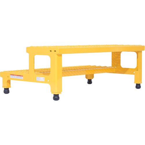 Adjustable Step-Mate Stand, 2 Step(s), 36-3/16" W x 22-7/8" L x 15-1/4" H, 500 lbs. Capacity Cantin et fils