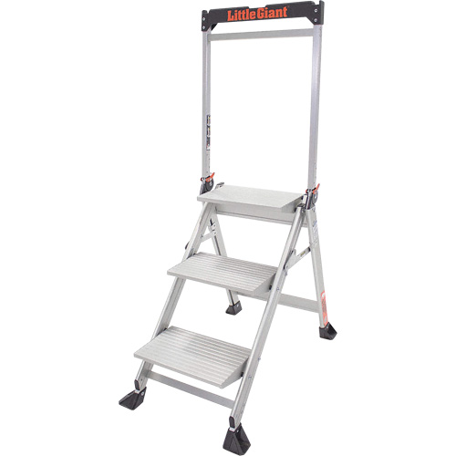 Jumbo Step Ladder, 2.2', Aluminum, 375 lbs. Capacity, Type 1AA Cantin et fils