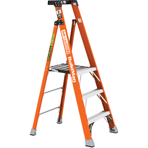 Safespace Platform Step Ladder, 3', 300 lbs. Cap. Cantin et fils