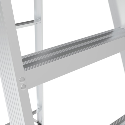 Step Ladder, 6', Aluminum, 200 lbs. Capacity, Type 3 Cantin et fils