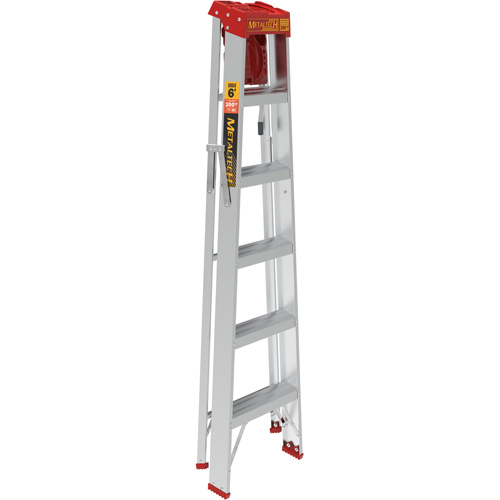 Step Ladder with Paint Tray, 6', Aluminum, 200 lbs. Capacity, Type 3 Cantin et fils