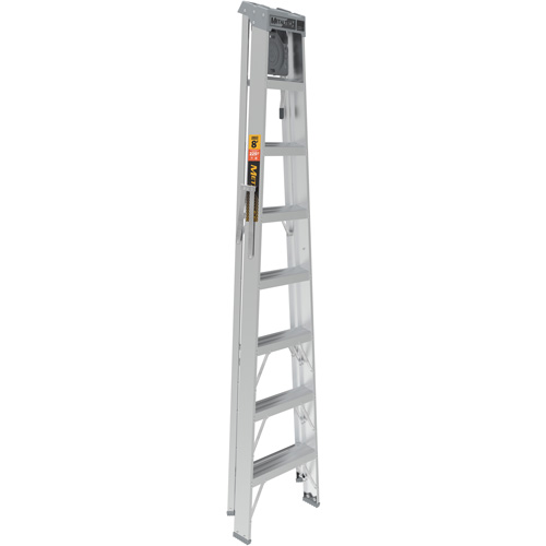 Step Ladder with Paint Tray, 8', Aluminum, 225 lbs. Capacity, Type 2 Cantin et fils