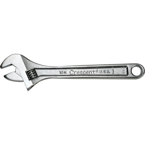Cl&eacute;s &agrave; molette Crescent, 12" lo, la max. 1-1/2", Chrome Cantin et fils