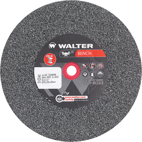 Bench Grinding Wheels, 8" x 1", 1" Arbor, 1 Cantin et fils