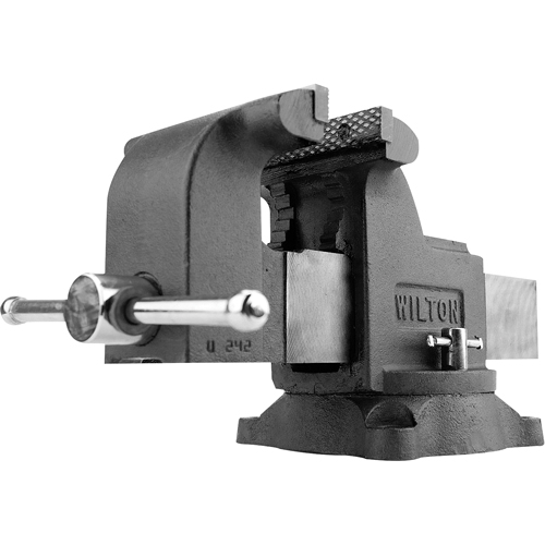 Shop Vises, 4" Jaw Width, 2-3/4" Throat Depth Cantin et fils