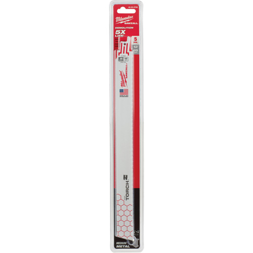 The Torch Sawzall&reg; Blade, Bi-Metal, 18 TPI, 12" L x 1" W Cantin et fils