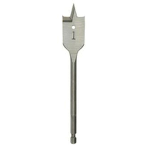 M&egrave;che plate, Diam&egrave;tre de 7/16", Tige 1/4" hex, Longeur de 6" Cantin et fils