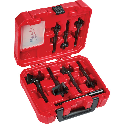 Contractor's Selfeed Bit Kit, 7 Pieces, High Speed Steel Cantin et fils