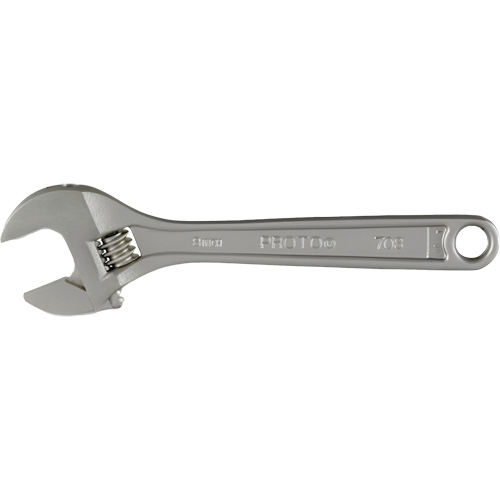 Adjustable Wrench With CLIK-STOP&reg;, 8" L, Plain Cantin et fils