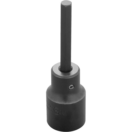 Socket Bit, Hex, 6 mm x 3-1/4" L, 1/2" Drive Cantin et fils