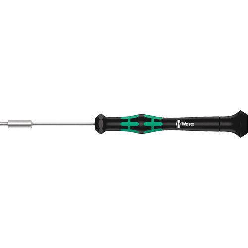 Micro-tournevis pour embouts, 2,0 mm prise, 6-3/16" lo, Non magn&eacute;tique Cantin et fils
