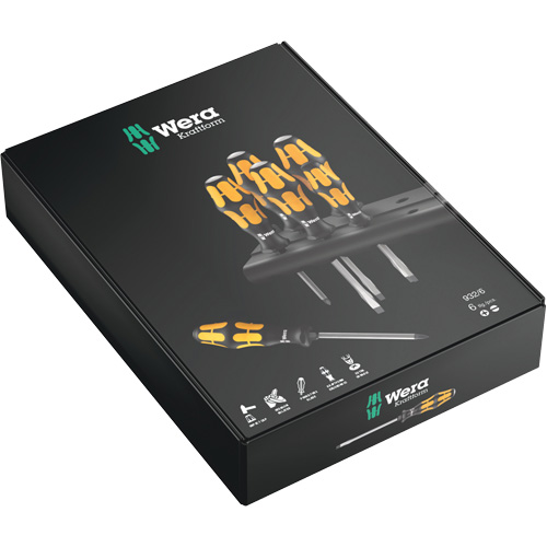 Jeu de tournevis s&eacute;rie 900 Chiseldriver et support, 6 mcx Cantin et fils