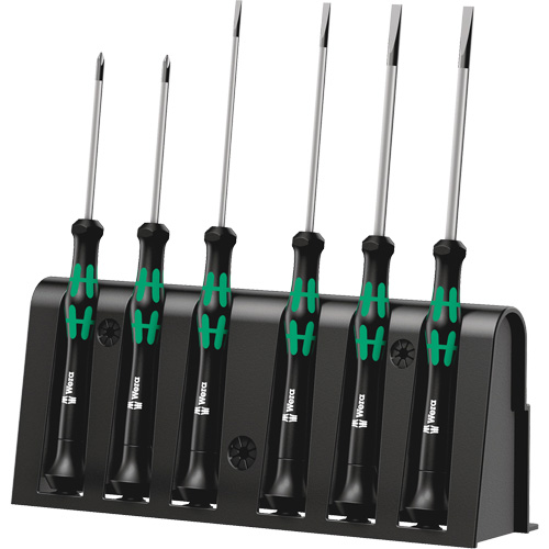 Micro Series Screwdriver Set with Rack, 6 Pcs. Cantin et fils