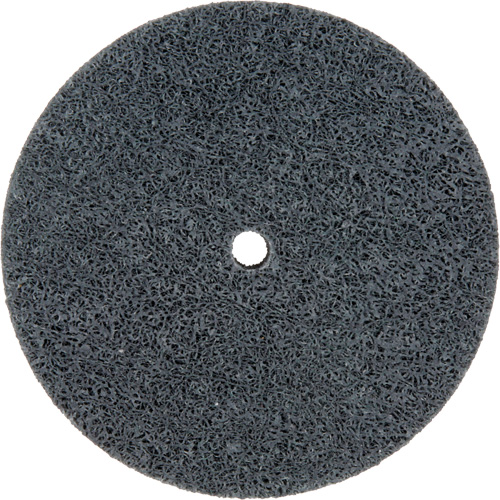 Meule homog&egrave;ne &agrave; faible densit&eacute; de s&eacute;rie 500 Standard Abrasives, 3" x 1/2", Arbre de 1/4", Grain de Fin, Carbure de silicium Cantin et fils