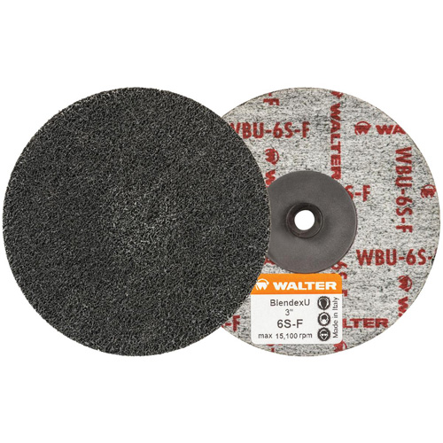 Disques Twist Blendex U, 3" dia., Grain Super fin, Carbure de silicium Cantin et fils