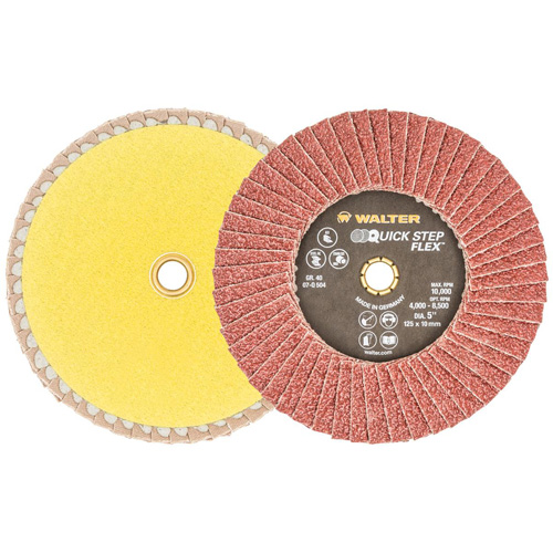 QUICK-STEP FLEX, 5" x Type 29, 40 Grit, Aluminum Oxide Cantin et fils