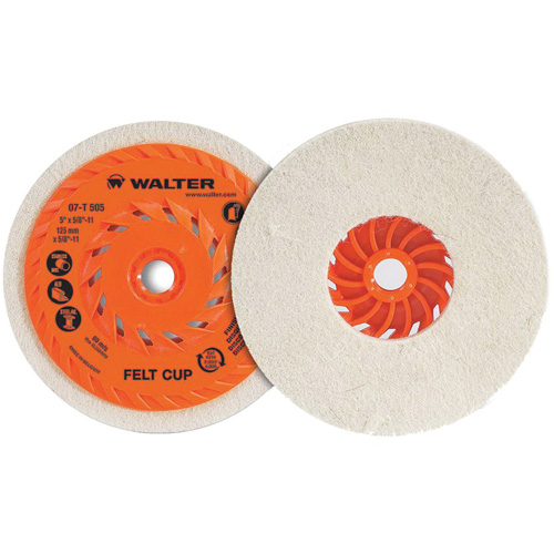 Cup Polishing Disc, 5" Dia. Cantin et fils