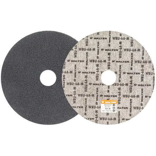 Disque de finition Blendex UMC, 6" dia., Grain 6AM, Carbure de silicium Cantin et fils