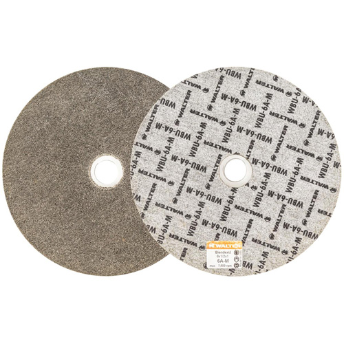 Blendex U Finishing Wheel, 6" Dia., 6AM Grit, Silicon Carbide Cantin et fils