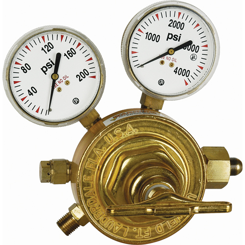 D&eacute;tendeur &agrave; simple d&eacute;tente de s&eacute;rie lourde, Oxyg&egrave;ne, Entr&eacute;e CGA540 Cantin et fils