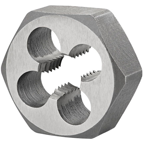 Fili&egrave;re de refiletage hexagonale pour boulon, dia. 1,3", Filet de M16x2, Acier rapide Cantin et fils