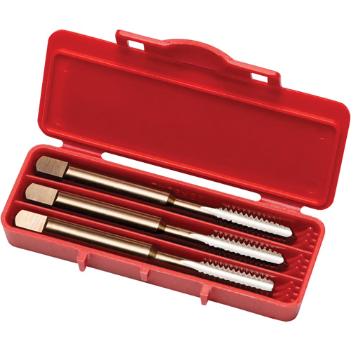 Jeu de tarauds &agrave; main pour usage g&eacute;n&eacute;ral, Acier rapide, Filet 1/2"-13 Cantin et fils