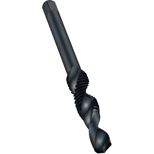 Foret et taraud combin&eacute;s, Acier rapide, Pointe de 30° Cantin et fils