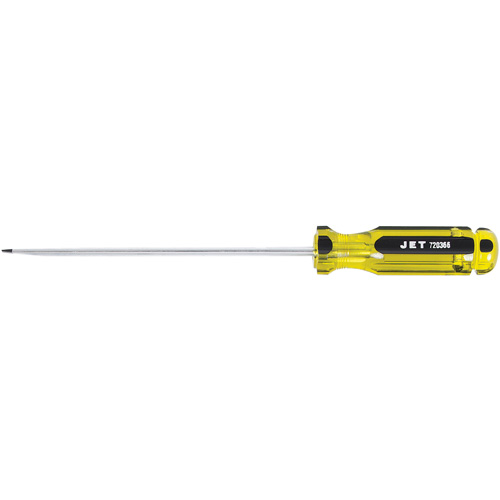 Tournevis &agrave; fentes avec manche g&eacute;ante SDS-6R, Tige de 3/16", Ronde, Prise en Plastique Cantin et fils