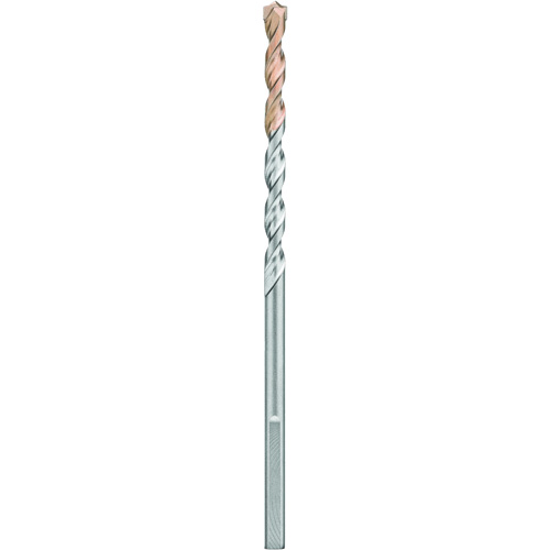 Foret &agrave; 4 cannelures pour marteau &agrave; percussion, 3/8", Tige 3 m&eacute;plats, Carbure Cantin et fils