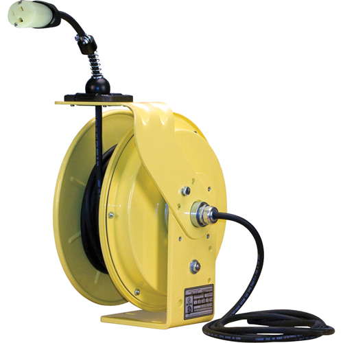 LE9000 Series Heavy-Duty Cord Reels, 50', SJOW, 14/3 Gauge, 15 A Cantin et fils