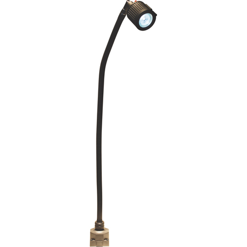 Lampe &agrave; col-de-cygne &agrave; flux &eacute;lev&eacute; de la s&eacute;rie LS, 5 W, DEL, Col 20", Noir Cantin et fils