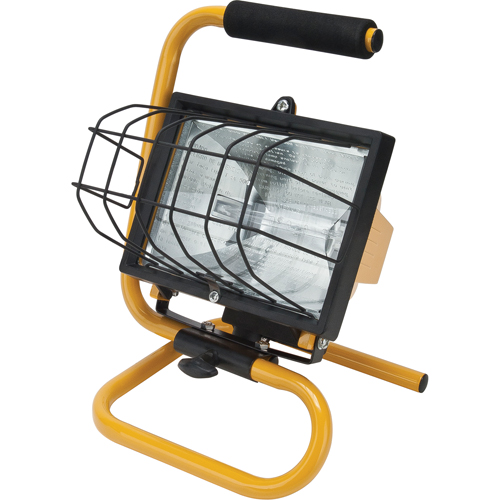 Projecteur portatif, Halog&egrave;ne, 500 W, 8000 lumens, Boîtier en Acier Cantin et fils