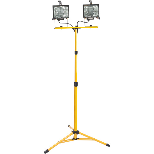 Projecteur double, Halog&egrave;ne, 500 W, 16000 lumens, Boîtier en Acier Cantin et fils