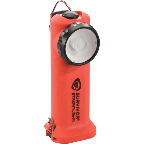 Survivor&reg; Flashlight, LED, Rechargeable/AA Batteries, Nylon Polymer Cantin et fils