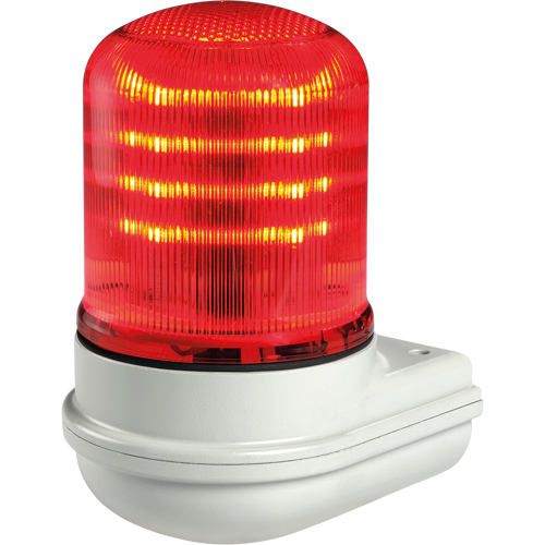 Balises modulaires multifonctionnelles &agrave; DEL Streamline, Continu/Clignotement/Rotatif, Rouge Cantin et fils