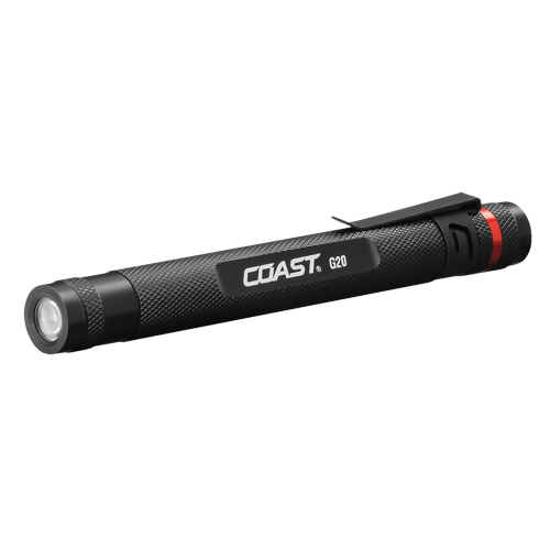 Lampe stylo G20, DEL, 36 lumens, Corps en Aluminium, piles AAA, Compris Cantin et fils