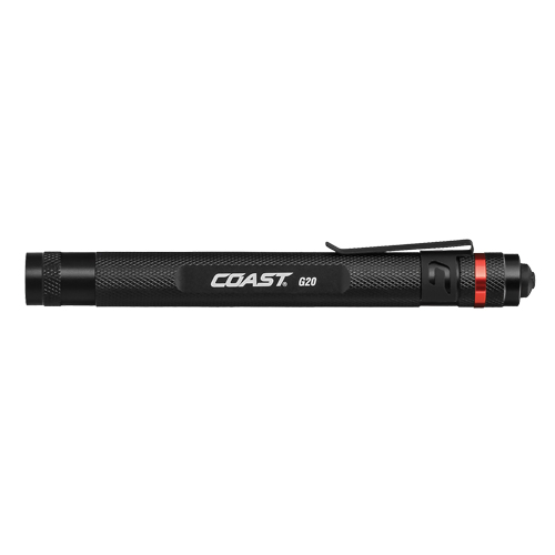 Lampe stylo G20, DEL, 36 lumens, Corps en Aluminium, piles AAA, Compris Cantin et fils
