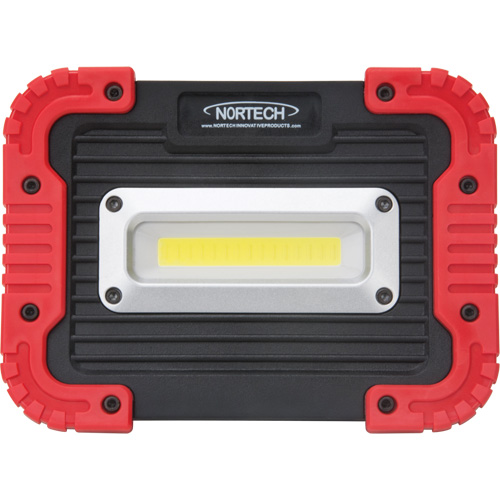 Portable Work Light, LED, 10 W, 1000 Lumens, Plastic Housing Cantin et fils