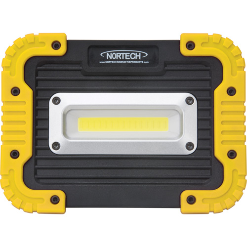 Portable Work Light, LED, 10 W, 1000 Lumens, Plastic Housing Cantin et fils