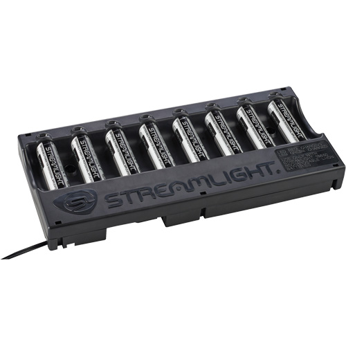 8-Unit USB Battery Charger & Batteries Cantin et fils