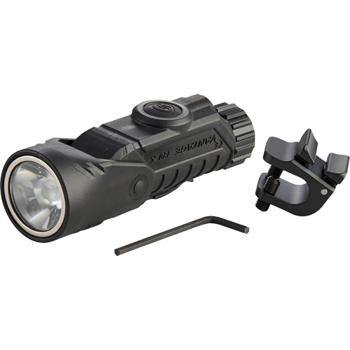 Lame de poche &agrave; alimentation multiple &agrave; angle droit pour casque Vantage 180 X, DEL, Piles Rechargeable/CR123A, Polym&egrave;re de nylon Cantin et fils