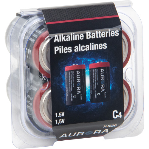 Piles alcalines industrielles, C, 1,5 V Cantin et fils